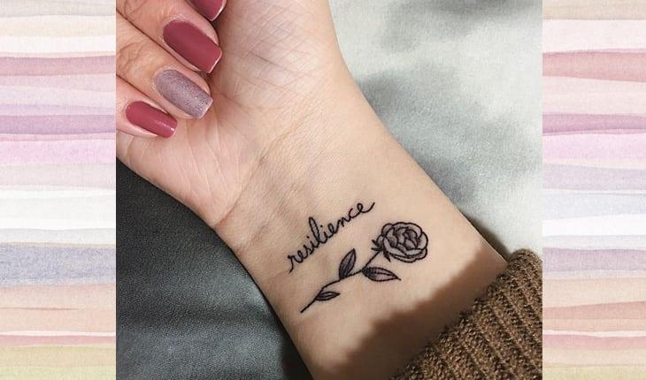 quanto custa tatuagem resiliência fine line feminina pulso