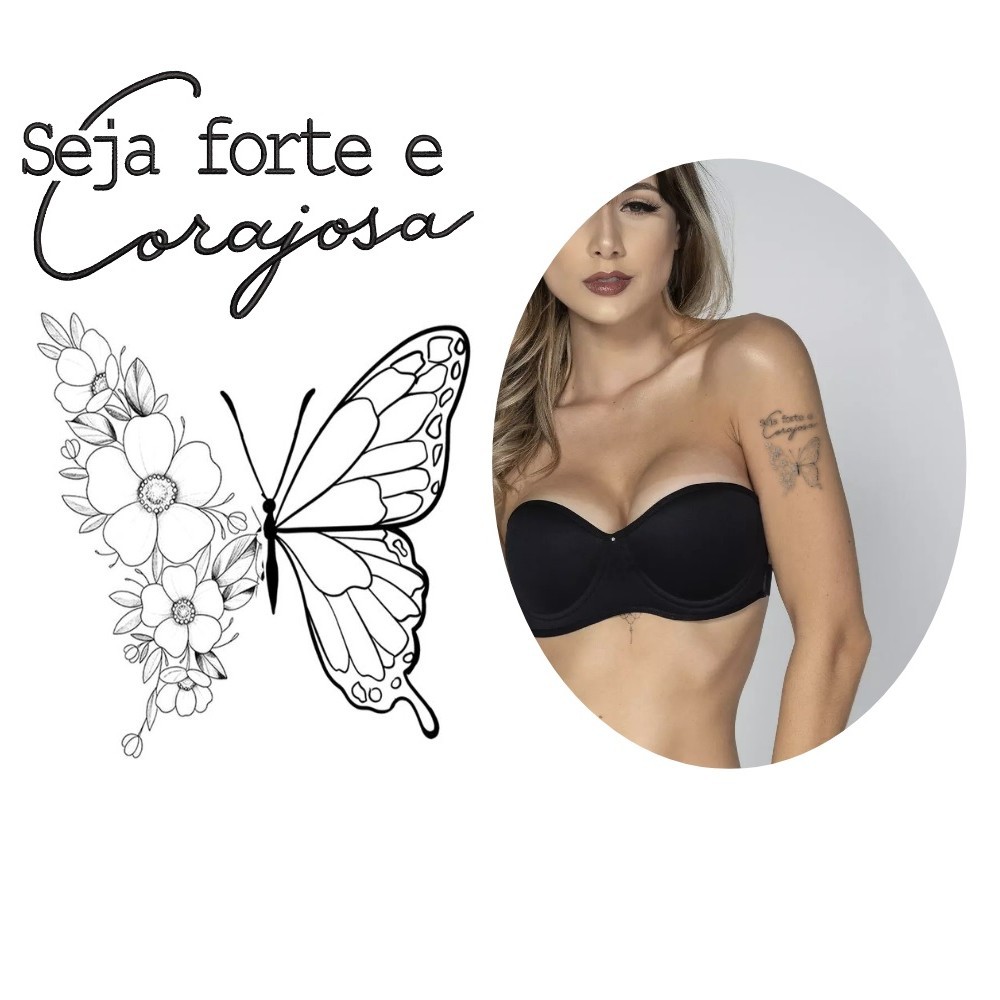 tatuagem delicada escrita
