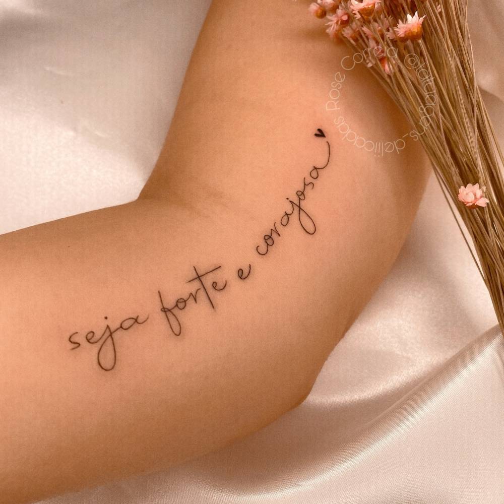 tatuagem força feminina
