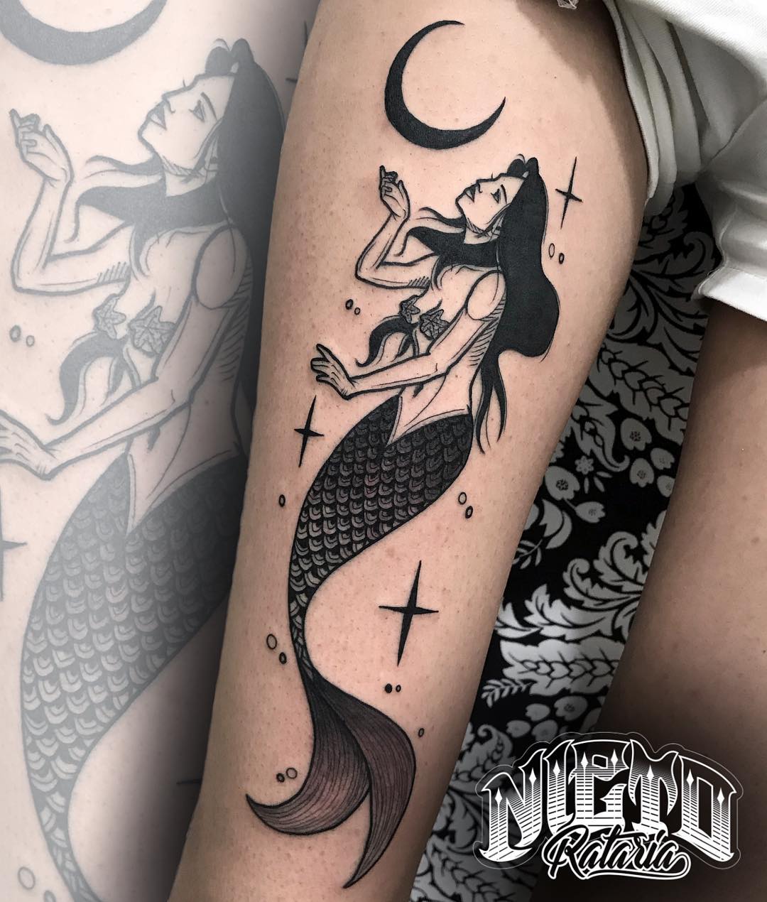 tatuagem sereia feminina