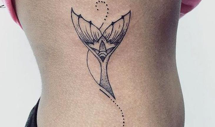 tatuagem sereia aquarela