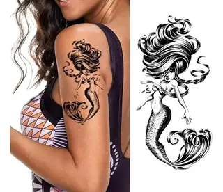 tatuagem sereia realismo