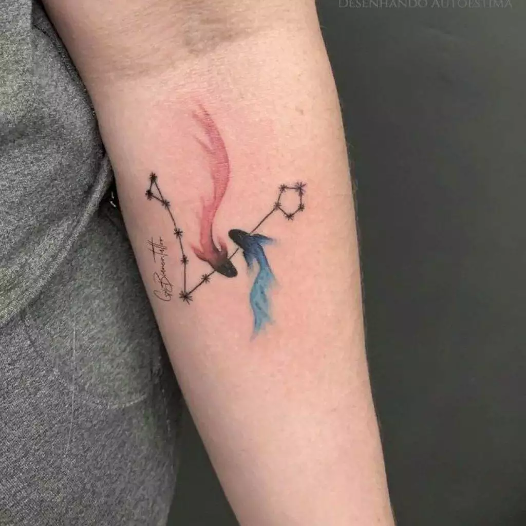 tatuagem fenix peixes feminina significado