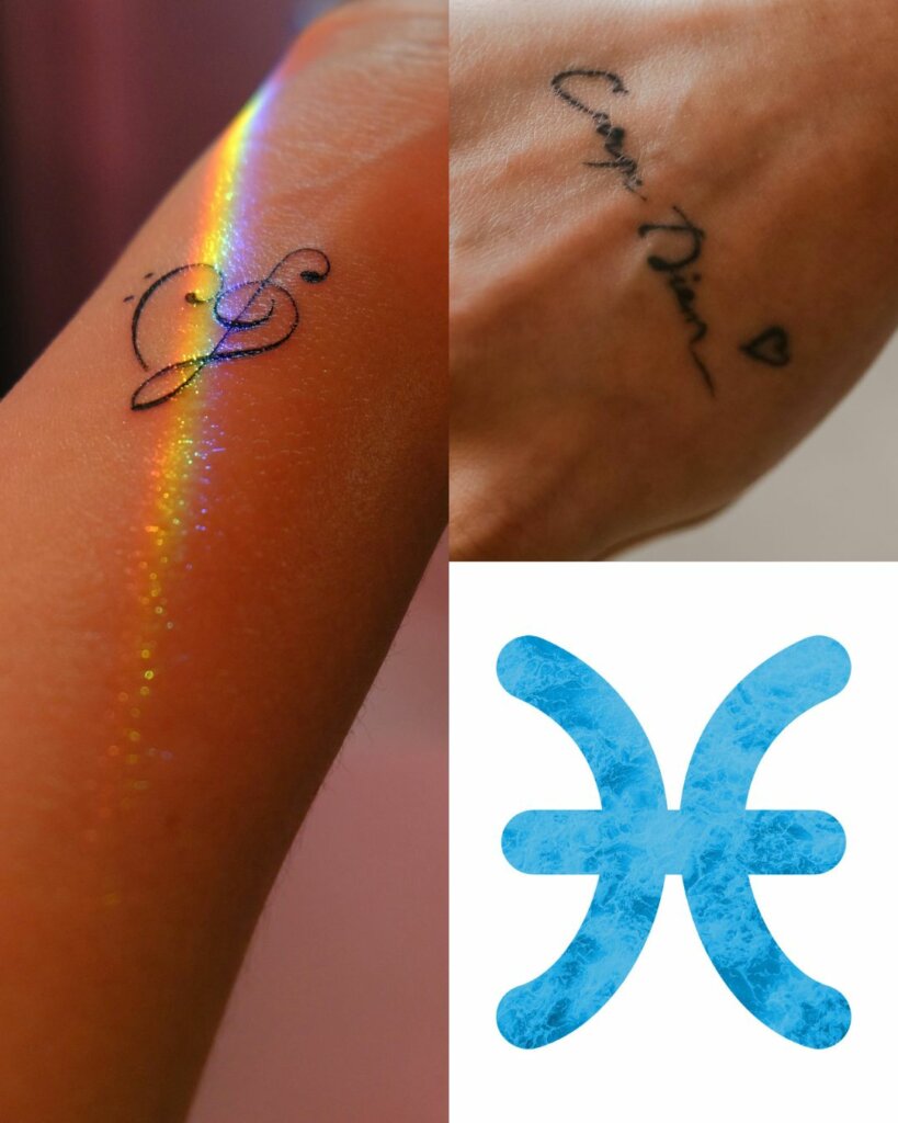 erros comuns tatuagem signo peixes feminina