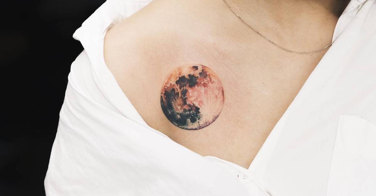 ideias de tatuagem sol e lua para inspirar