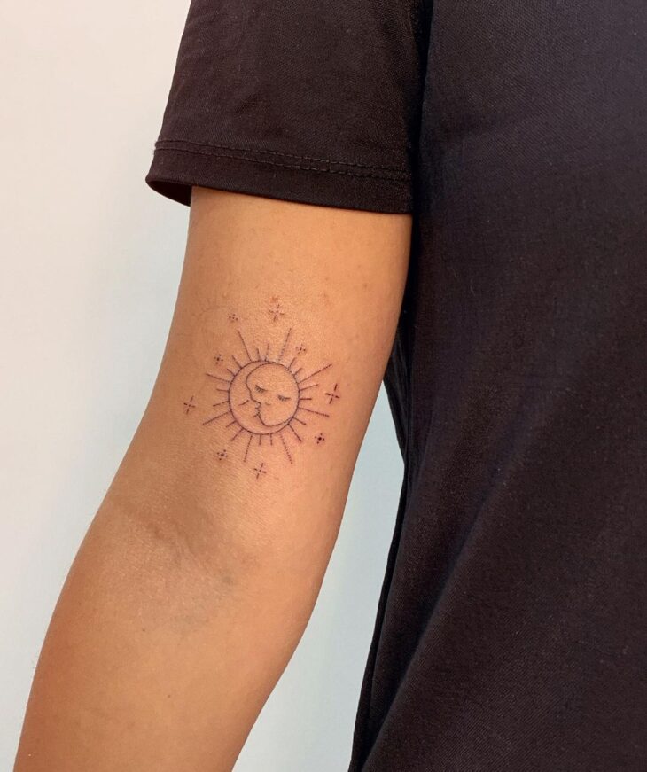 erros comuns ao fazer tatuagem sol e lua delicada