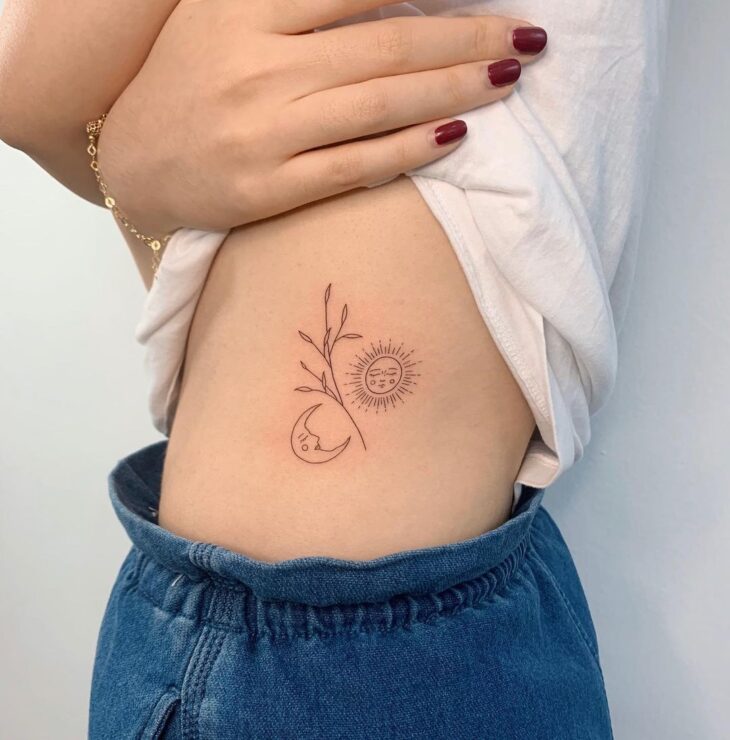 erros comuns ao escolher tatuagem sol e lua feminina