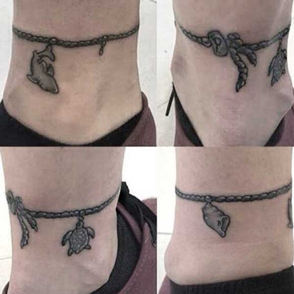 tatuagem tornozeleira feminina delicada preço e orçamento