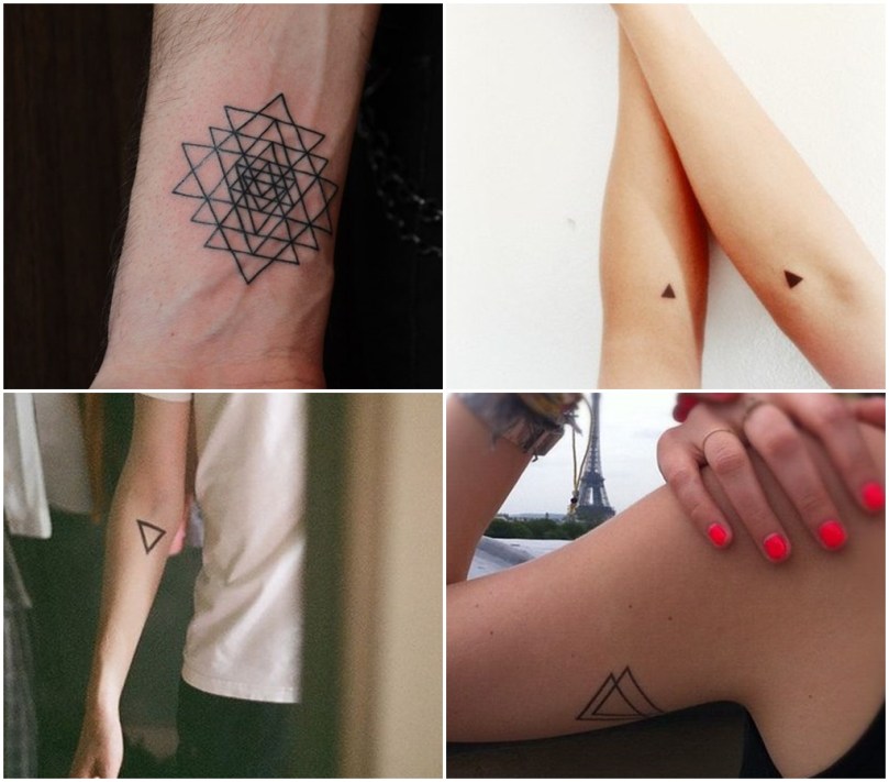 tatuagem de triângulo pequeno no pulso: guia completo