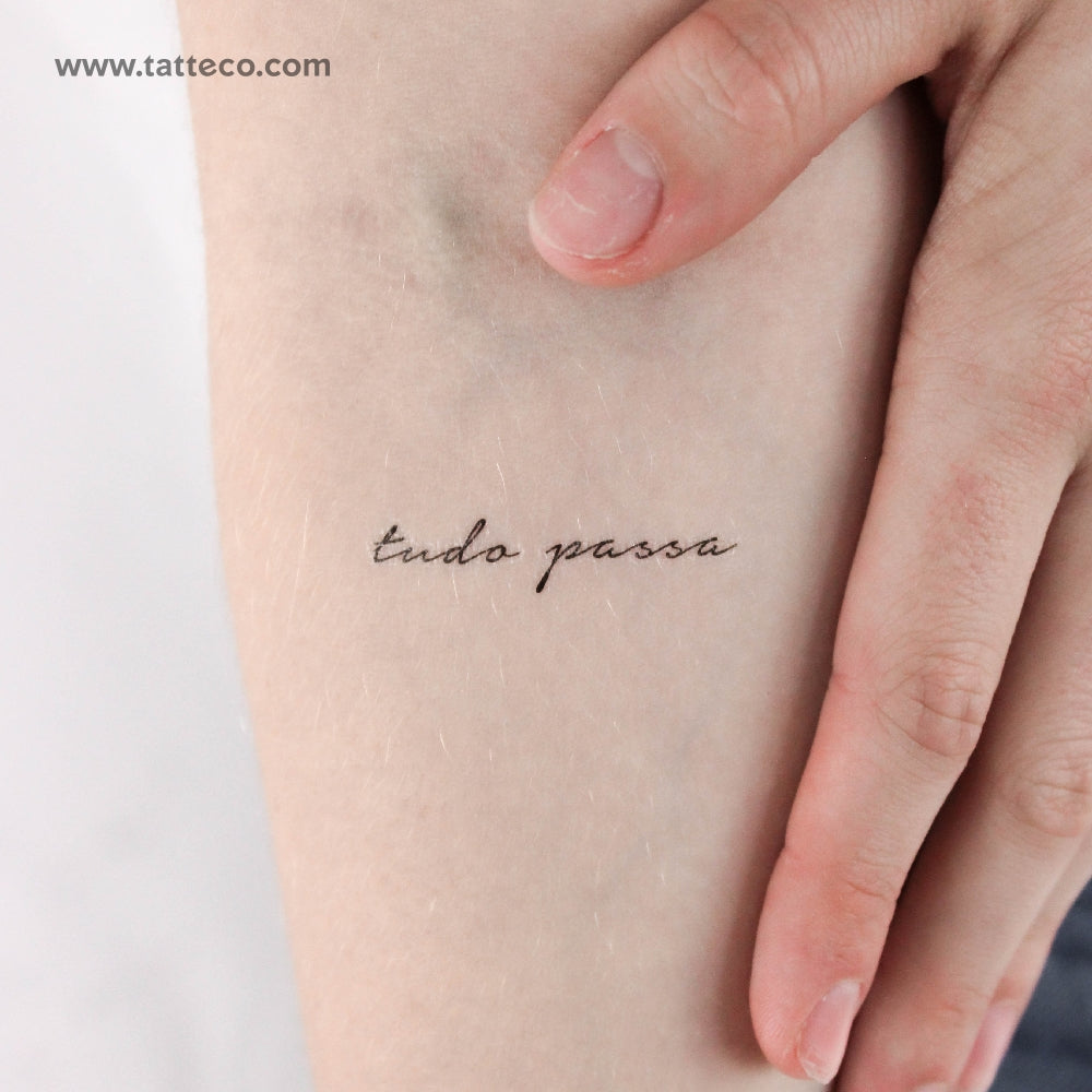 tatuagem tudo passa