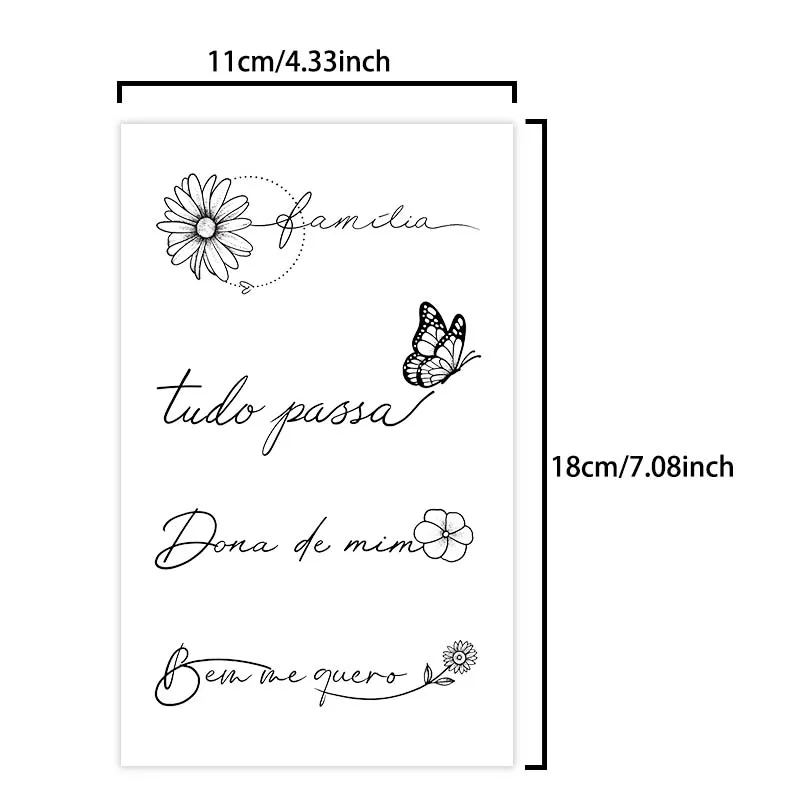 ideias de tatuagem tudo passa com borboleta