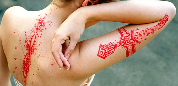 tatuagem vermelha infecção