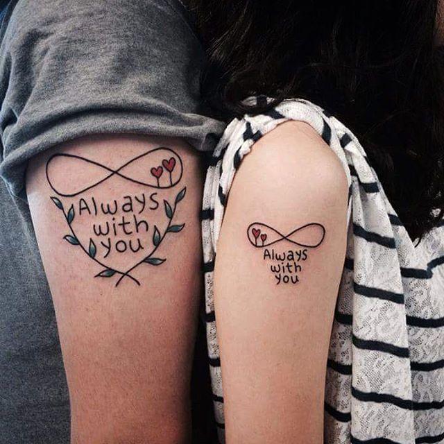 tatuagem casal moderna