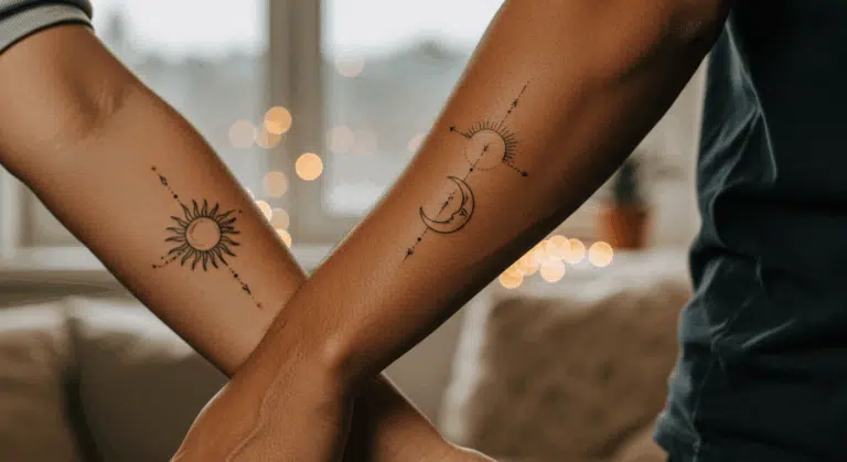 Tatuagens Minimalistas de Casal: Ideias Discretas e Cheias de Significado