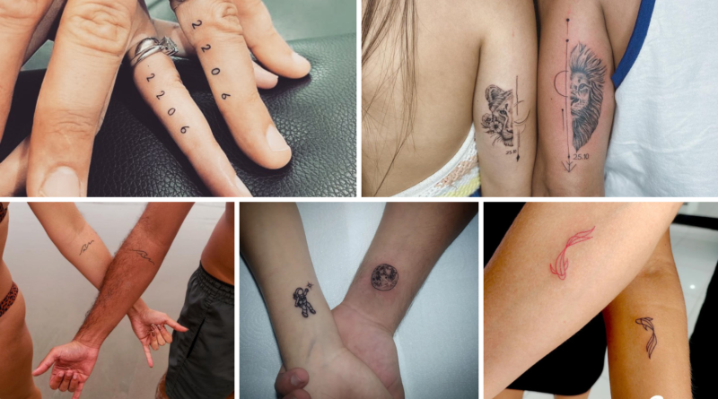 Tatuagens de Casal Pop e Nostálgicas: Reviva Momentos com Arte na Pele