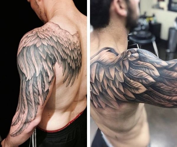 tatuagem old school costas masculina