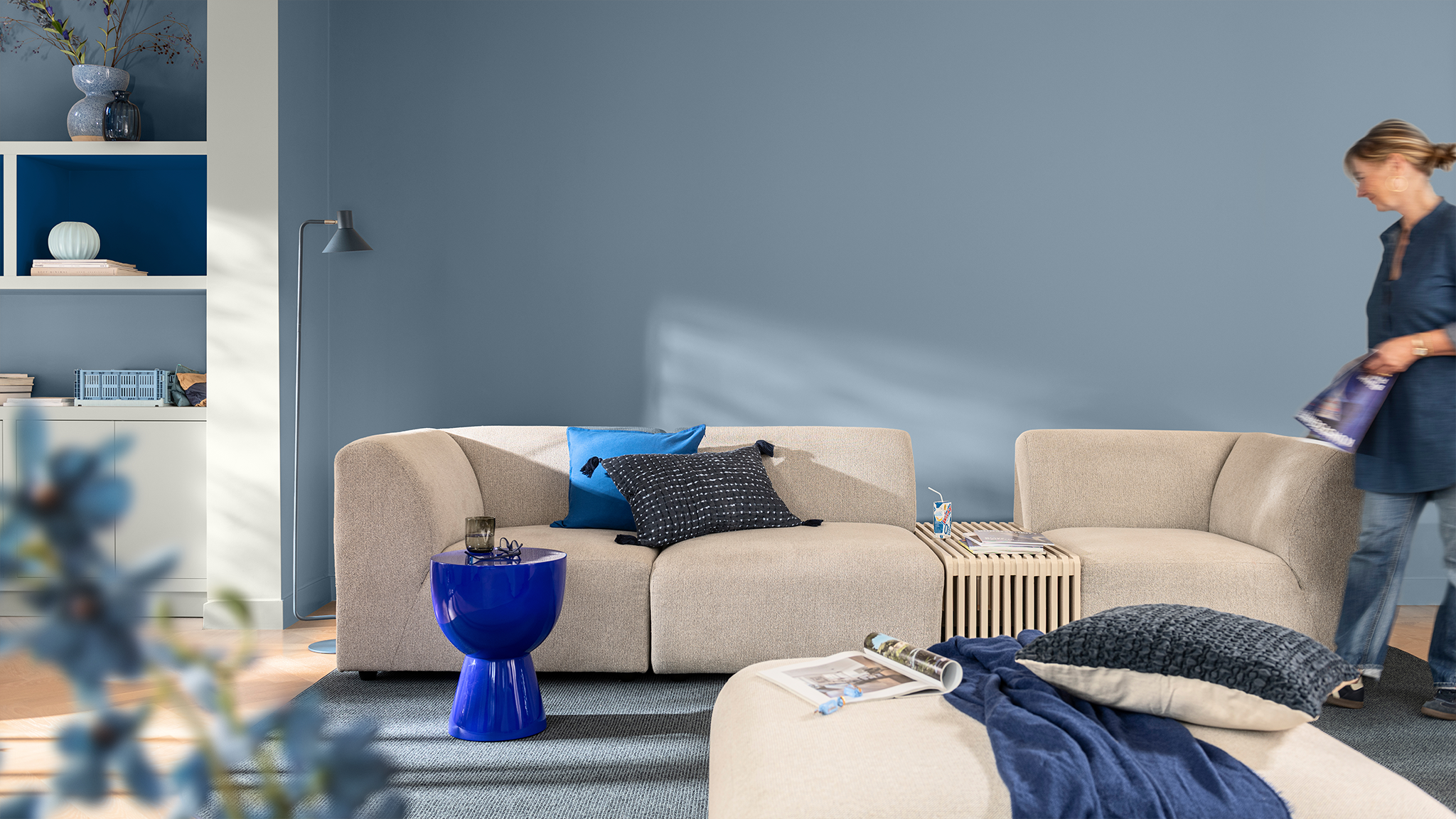 tendências de cores para sala de estar em 2026