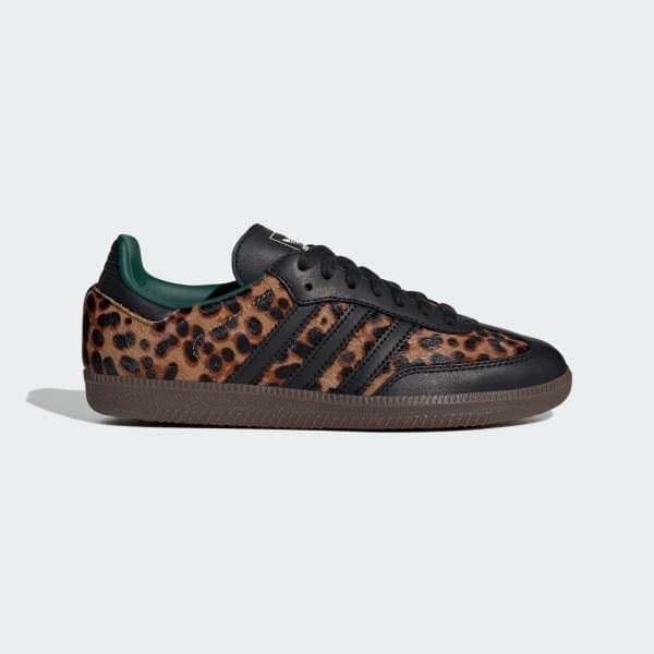 Tênis Adidas Samba OG Animal Print Marrom