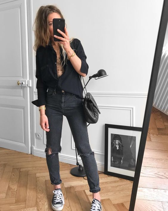 looks com all star e alfaiataria