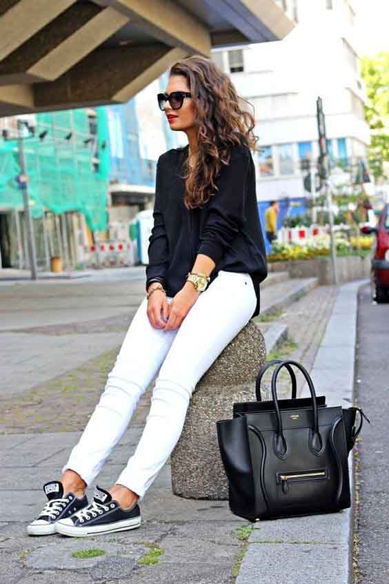 looks com all star plataforma