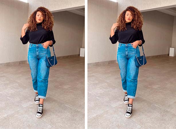 looks com all star colorido