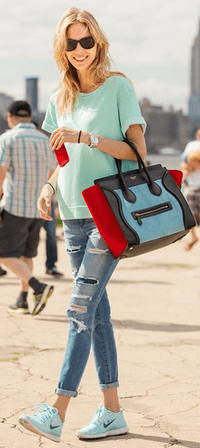 ASICS feminino para looks com jeans