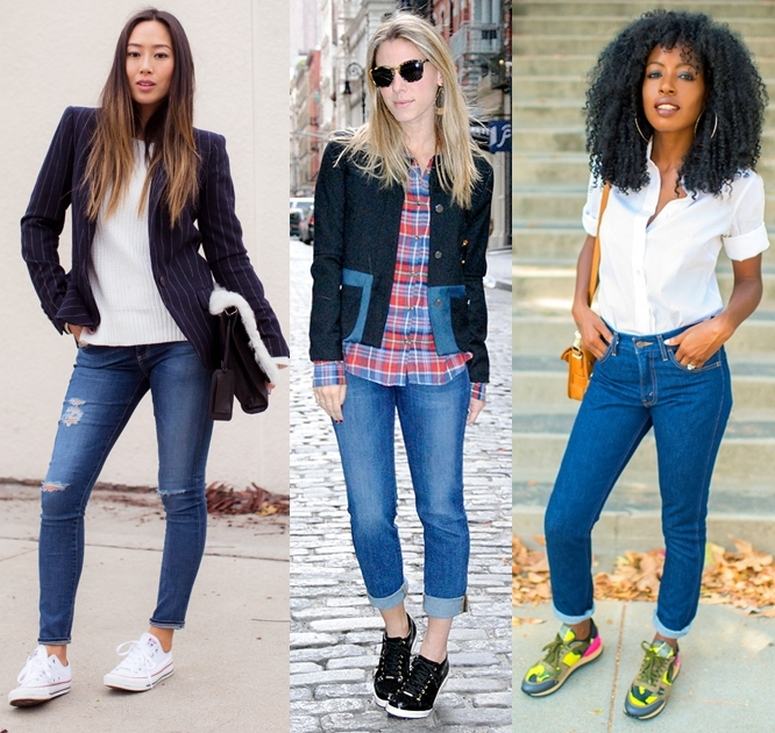 looks com tênis de lona feminino