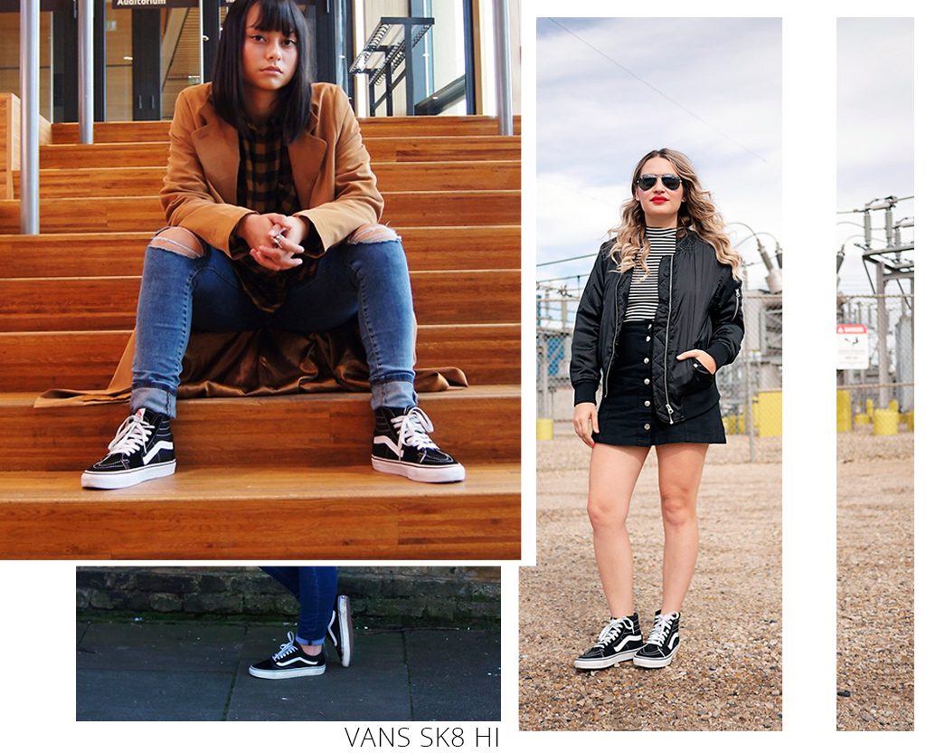 looks com vans knu skool plataforma