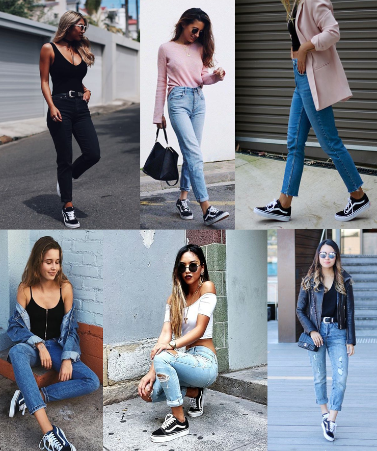 looks com vans sk8 hi plataforma