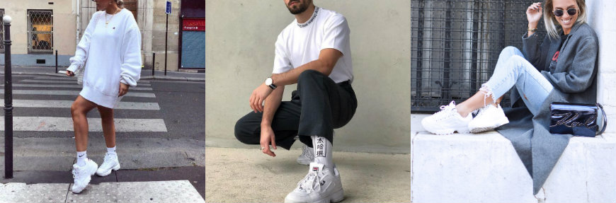 fila branco promoção