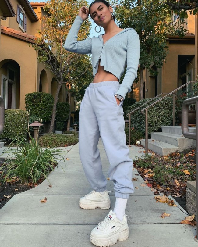 fila branco streetwear