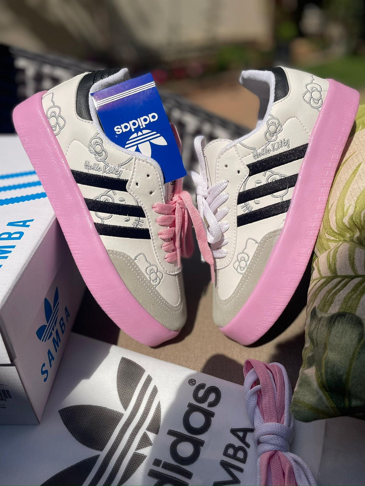 tenis adidas hello kitty infantil