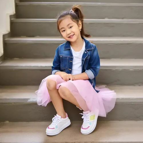 como usar tênis com vestido infantil