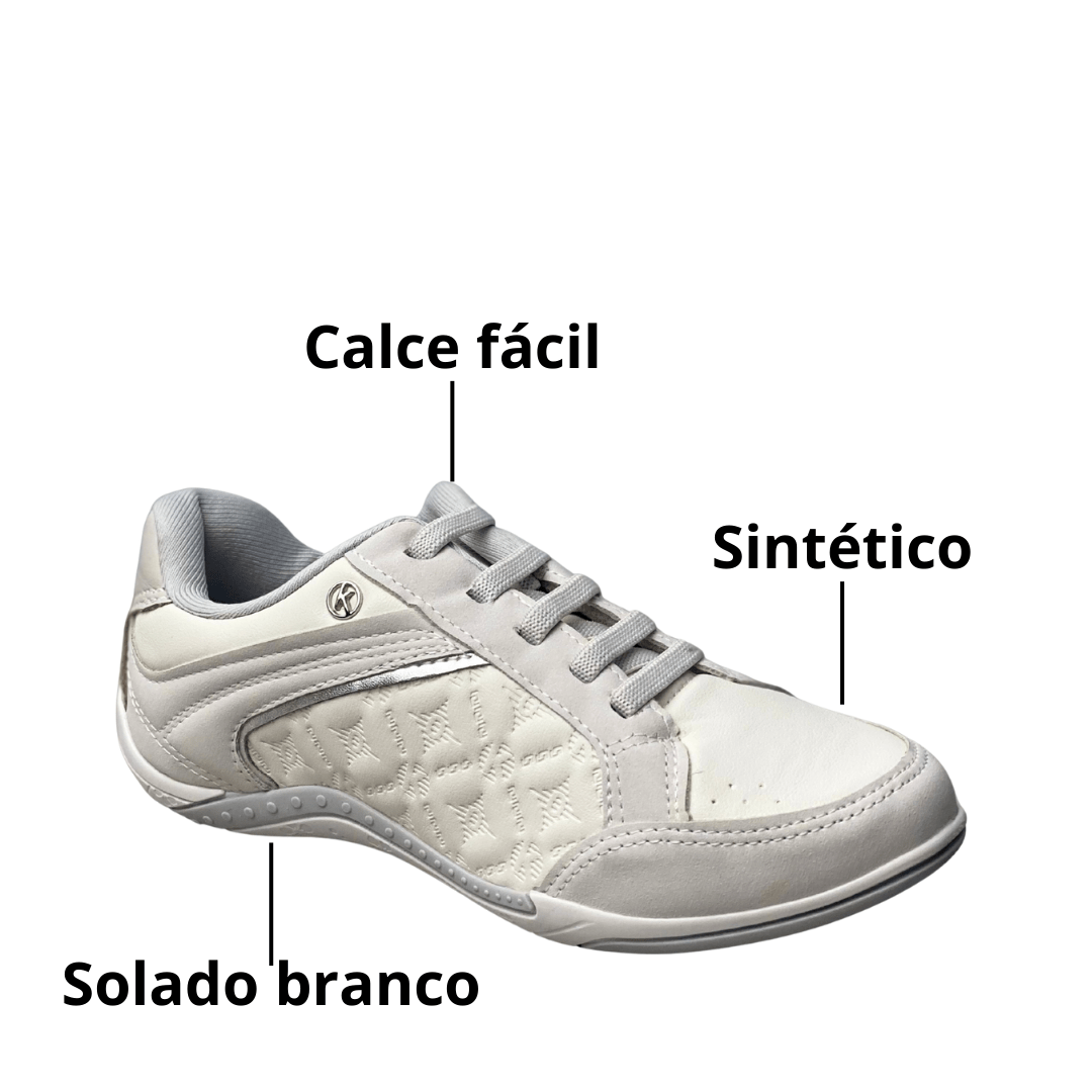 Tênis Kolosh feminino esportivo de calce fácil
