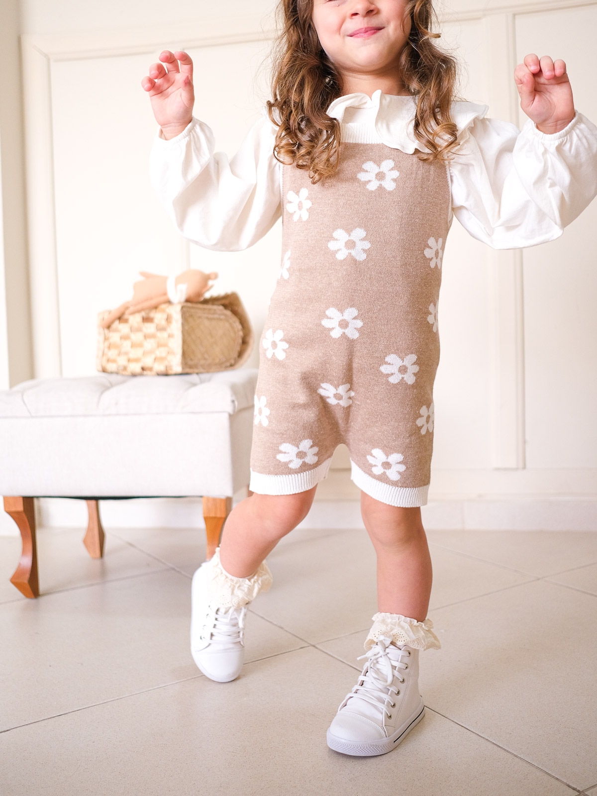looks com tênis meia para menina