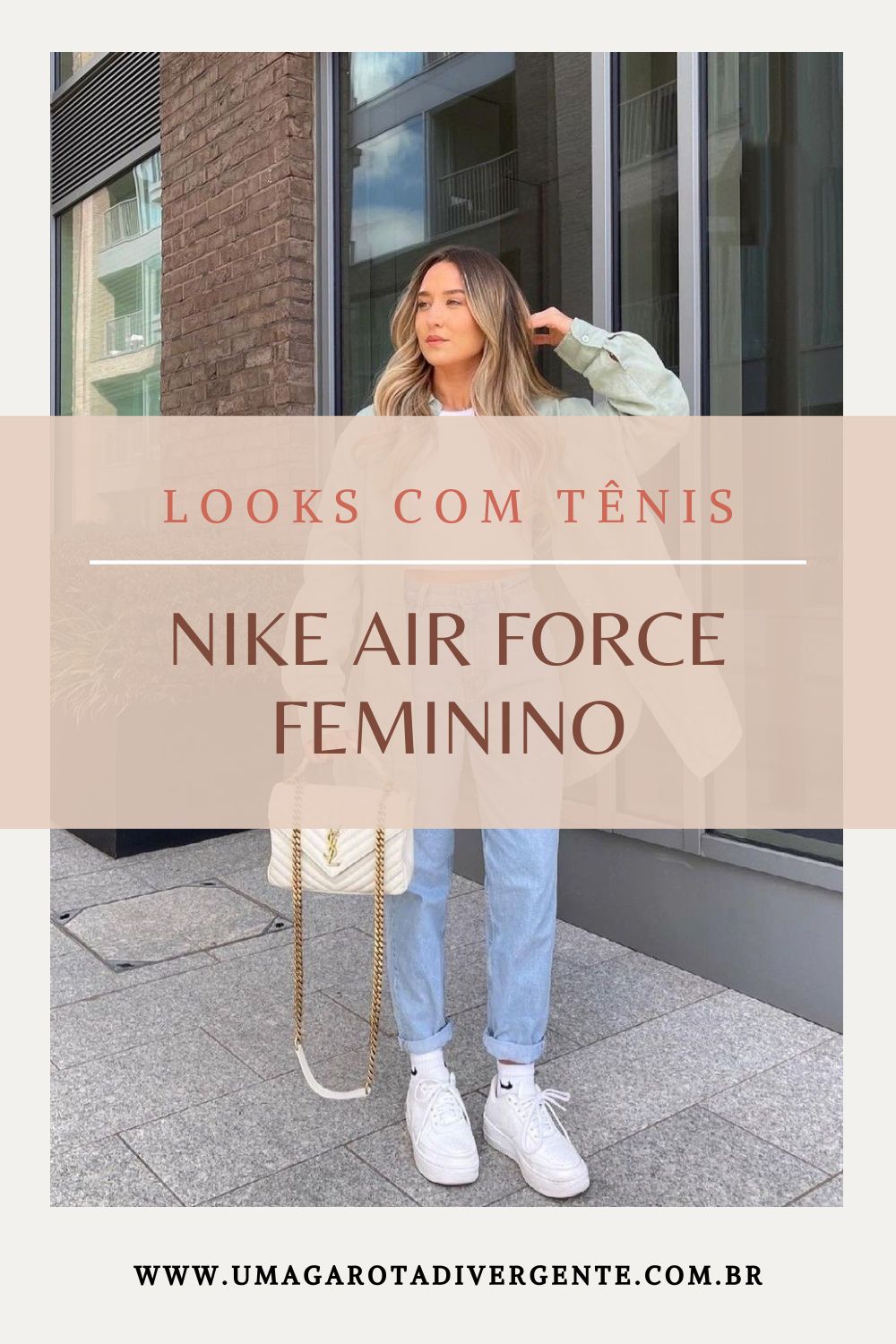 tênis nike branco looks