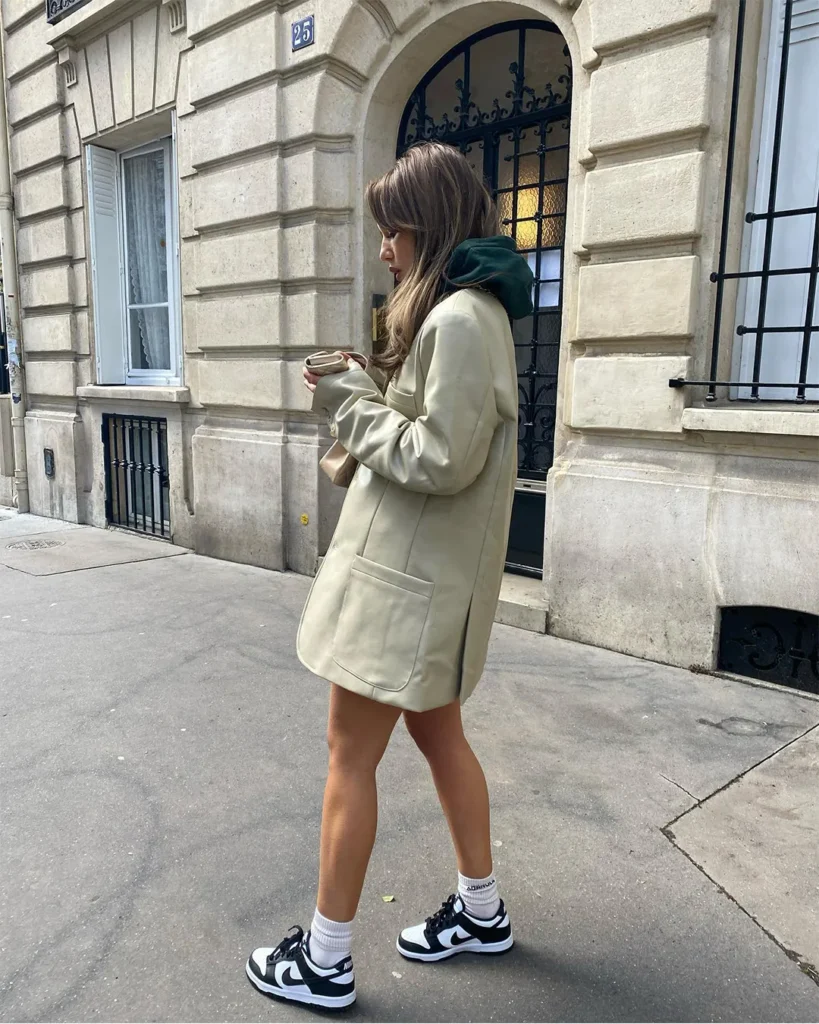 looks com tênis nike social