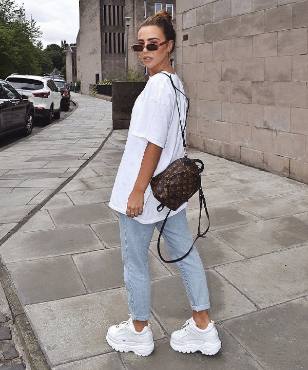 looks com tenis ramarim branco