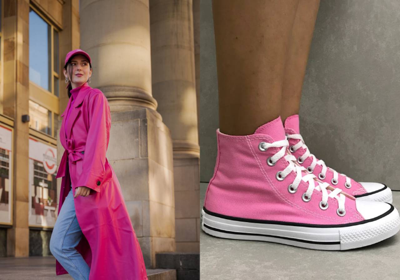 tenis rosa looks
