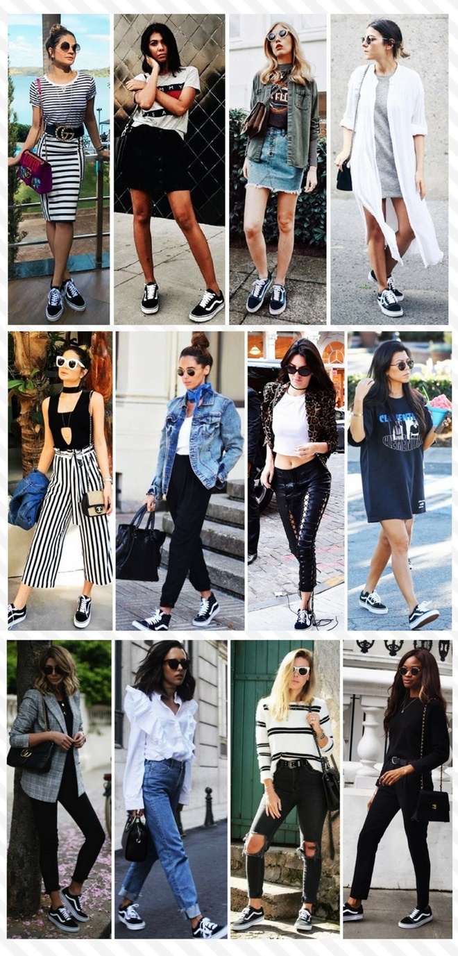 vans preto para academia