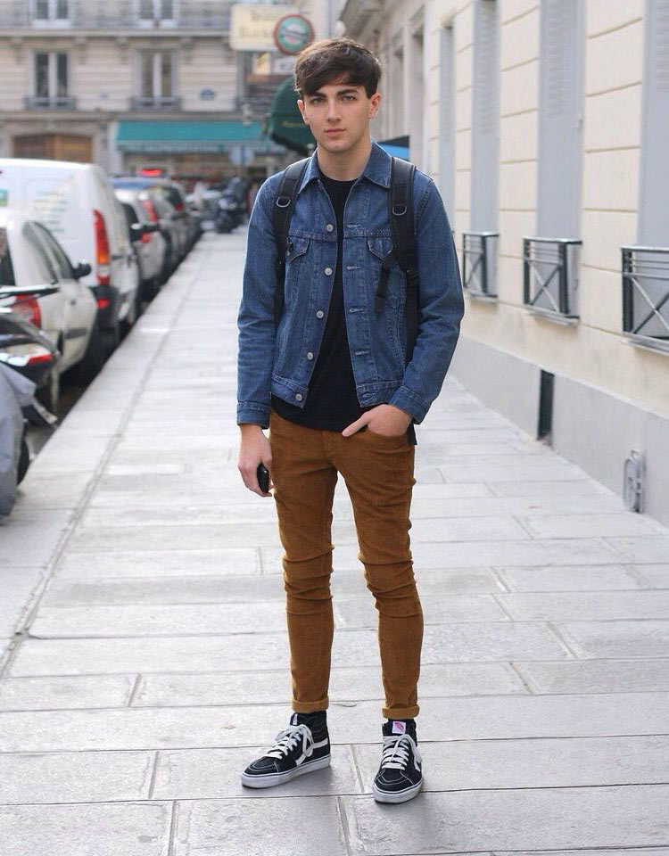 como combinar tênis vans com roupas