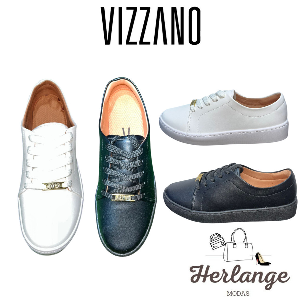 Tênis Vizzano com detalhes dourados