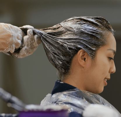 teste do cabelo na agua