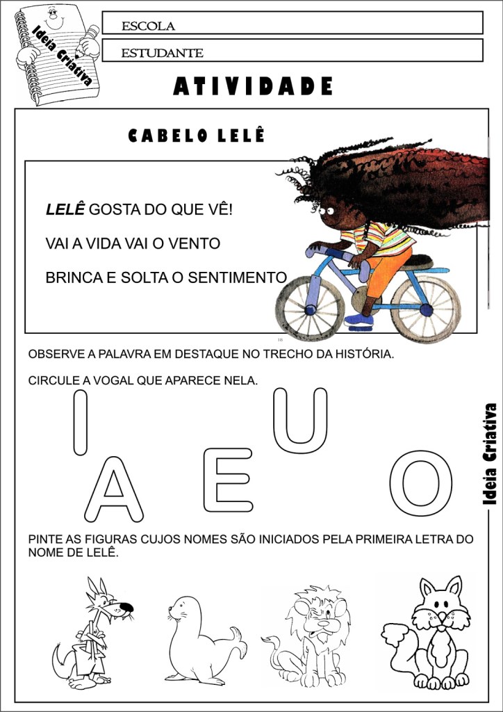 texto o cabelo de lele com interpretação