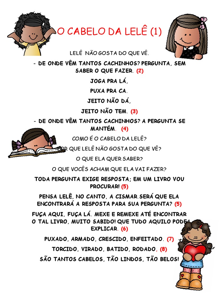 Atividades Criativas Inspiradas em 'O Cabelo de Lelê' para Crianças