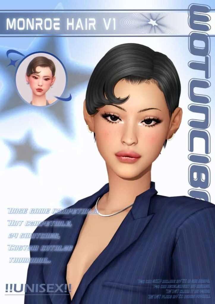 the sims 4 cc cabelo curto feminino