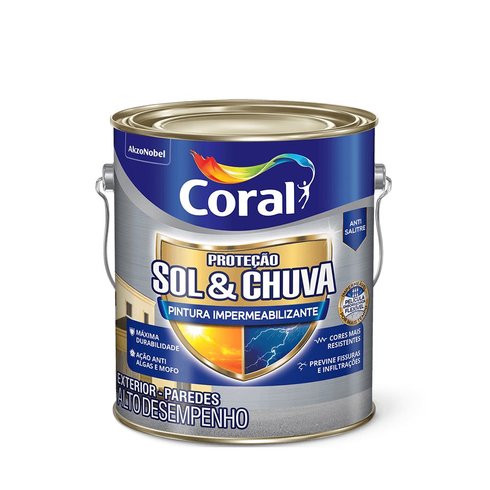 Tinta Cor Concreto para Fachadas com Fissuras