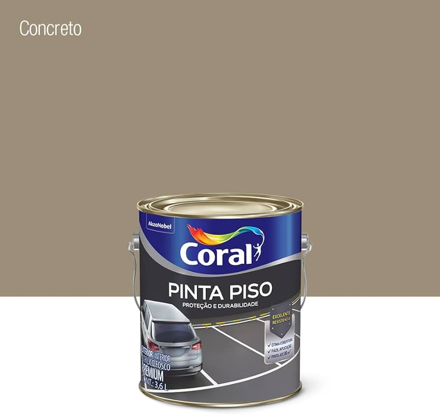 Tinta Cor Concreto Fosca Premium