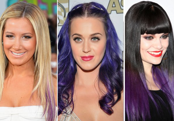 tinta de cabelo roxo