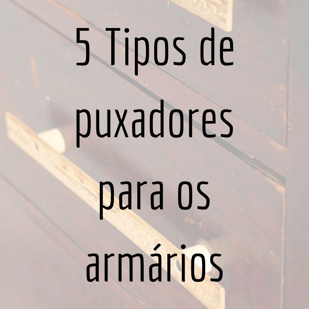 puxadores de alumínio